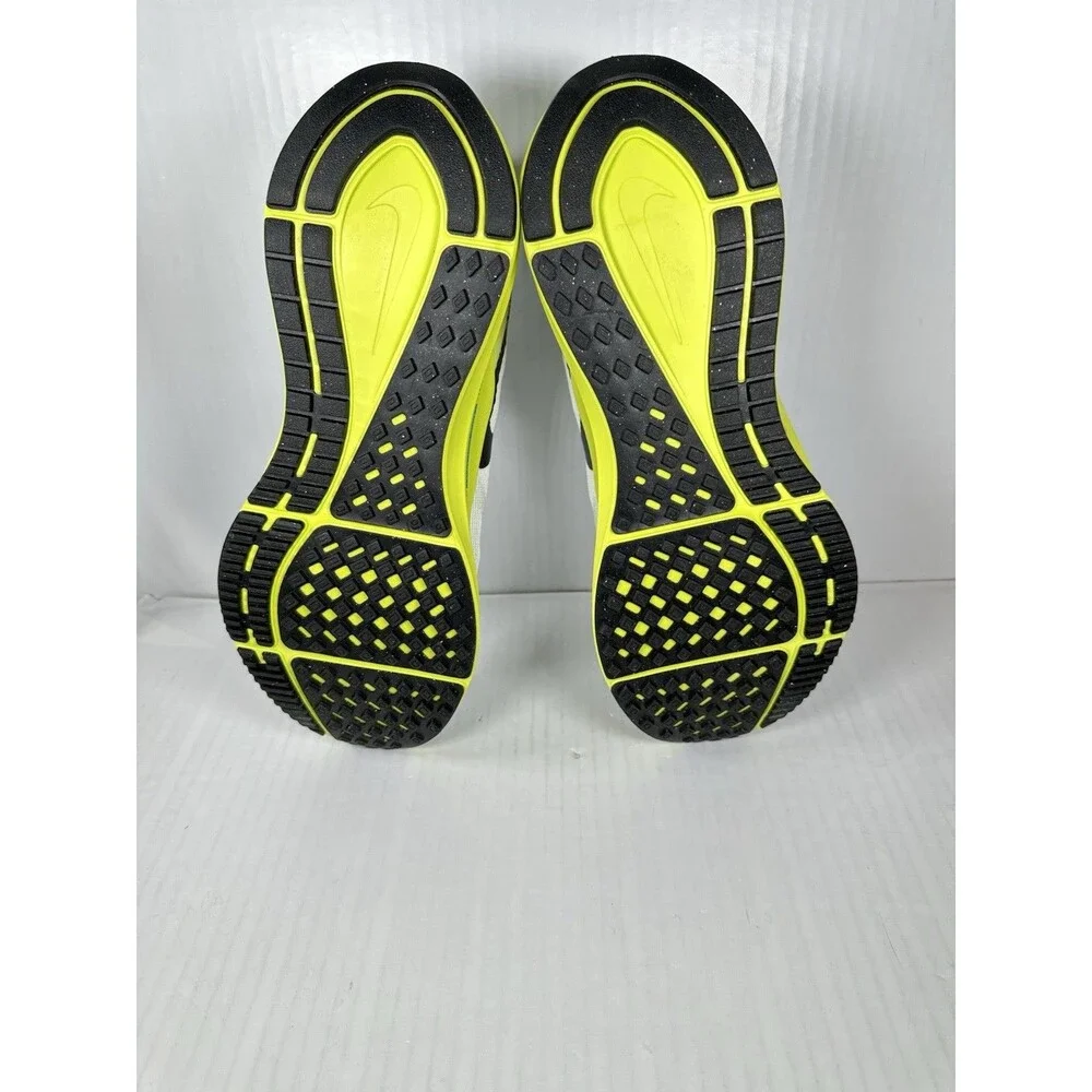 Size 12 Nike Air Zoom Structure 25 Running Mens White Cyber Black DJ7883-108 NEW
